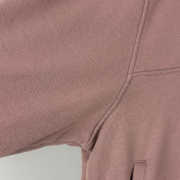 ZYIA Cotton Blend Dusty Rose Quarter-Zip Pullover Size Large - Picture 4 of 9